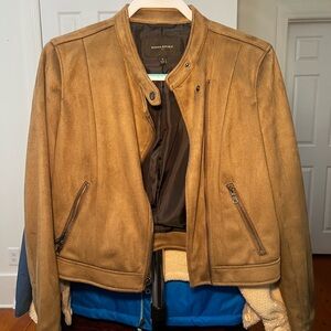 Banana Republic Tan Lightweight Shirt Jacket